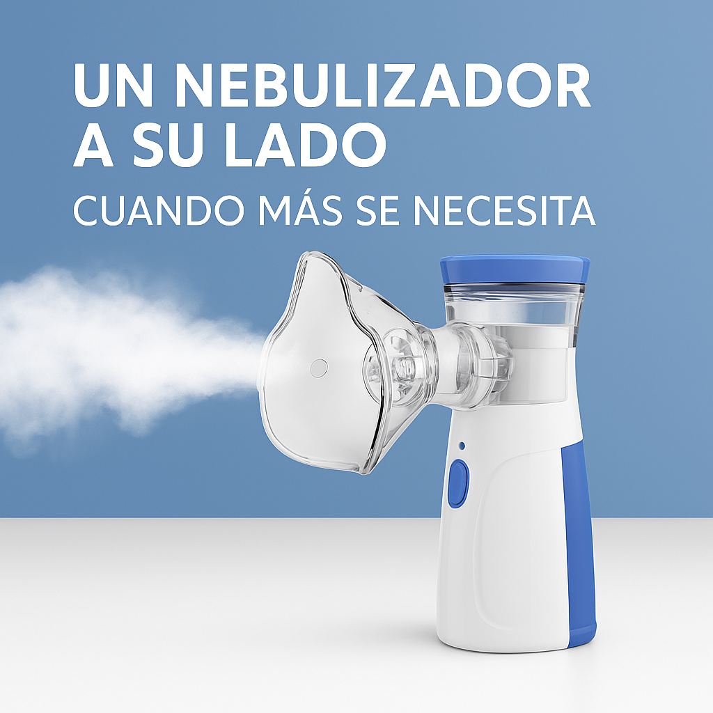 Nebulizador Portátil - TU MEJOR ALIADOR PARA RESPIRAR PROFUNDAMENTE