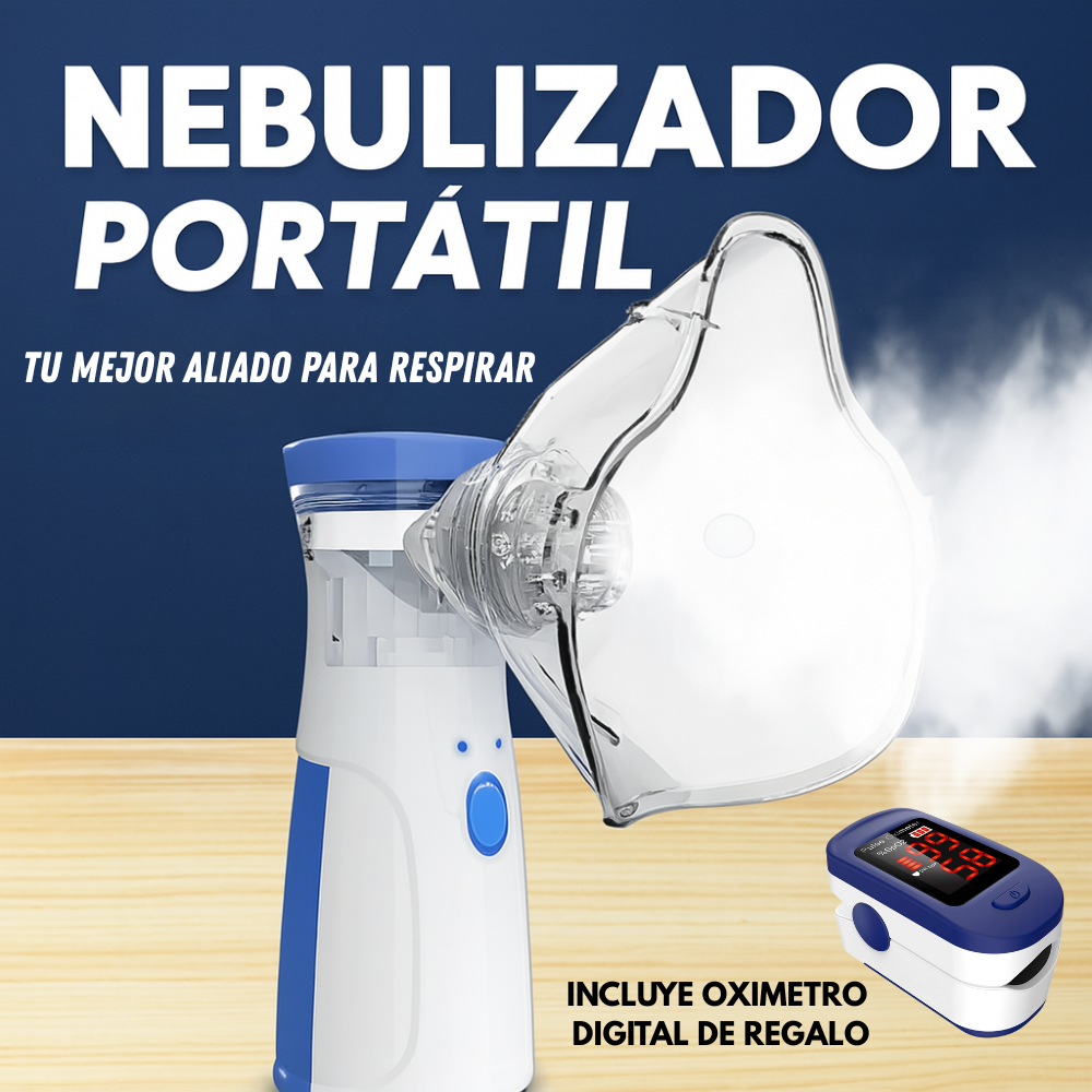 Nebulizador Portátil - TU MEJOR ALIADOR PARA RESPIRAR PROFUNDAMENTE